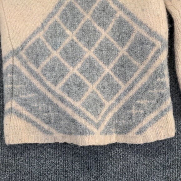 J. Crew With Cashmere Womens Pullover Tile Knit Sweater Tan Gray Small Crew Neck - Picture 4 of 14